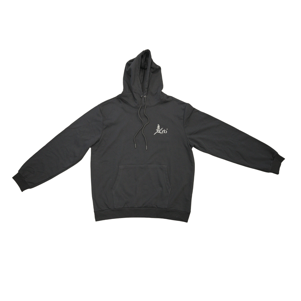 Unisex Black Pullover Hoodie