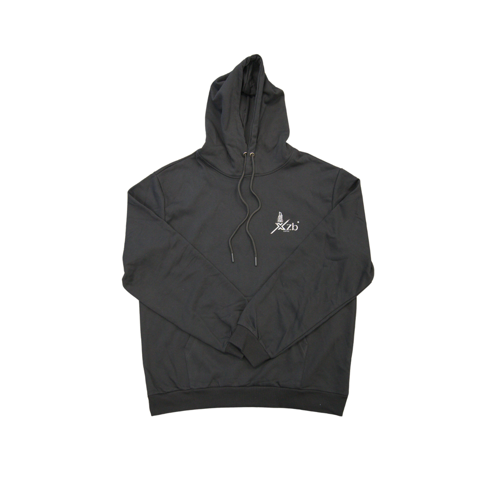 Unisex Black Pullover Hoodie